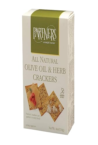Partners Olive Oil & Herb Cracker, 4 oz