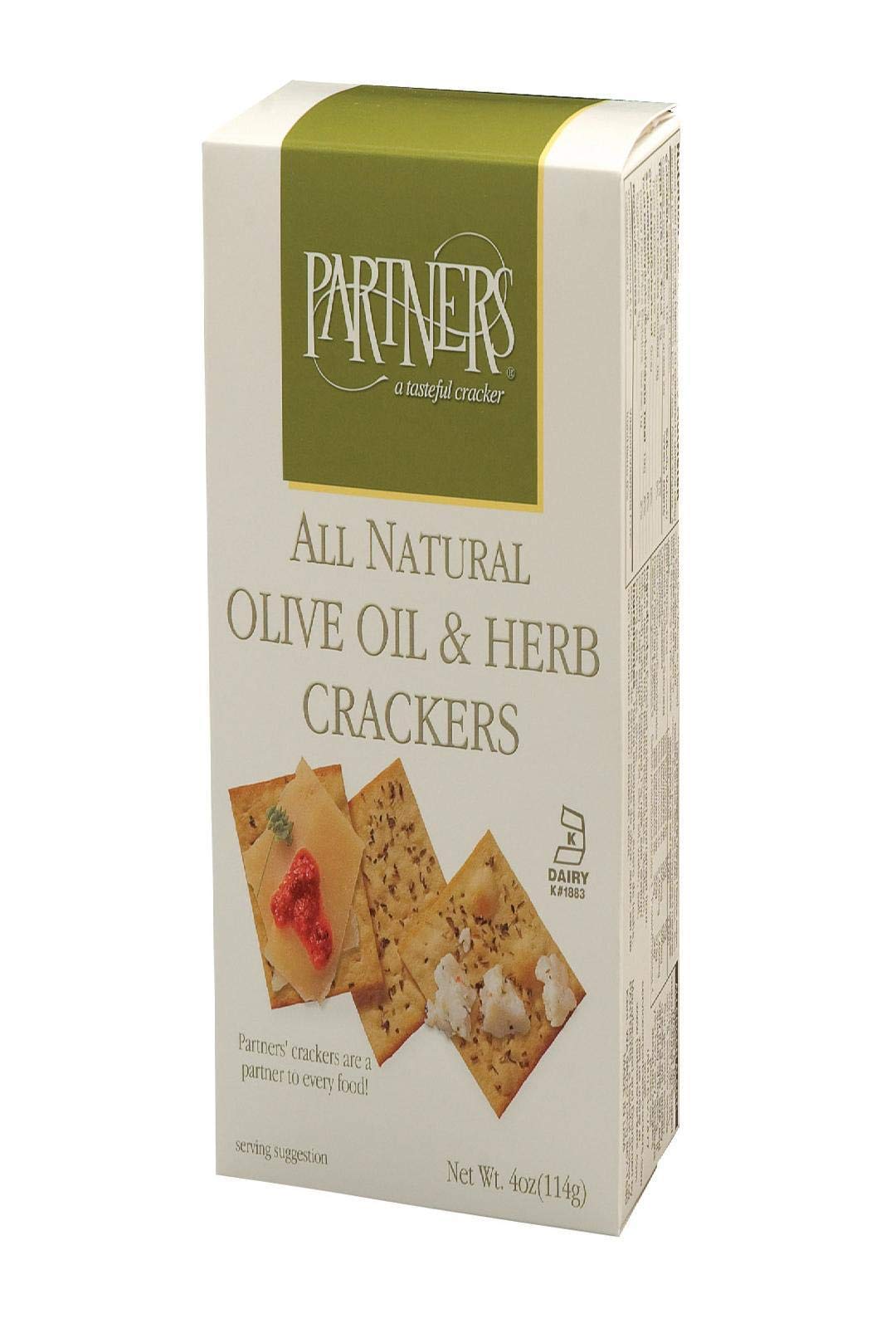 Partners Olive Oil & Herb Cracker, 4 oz