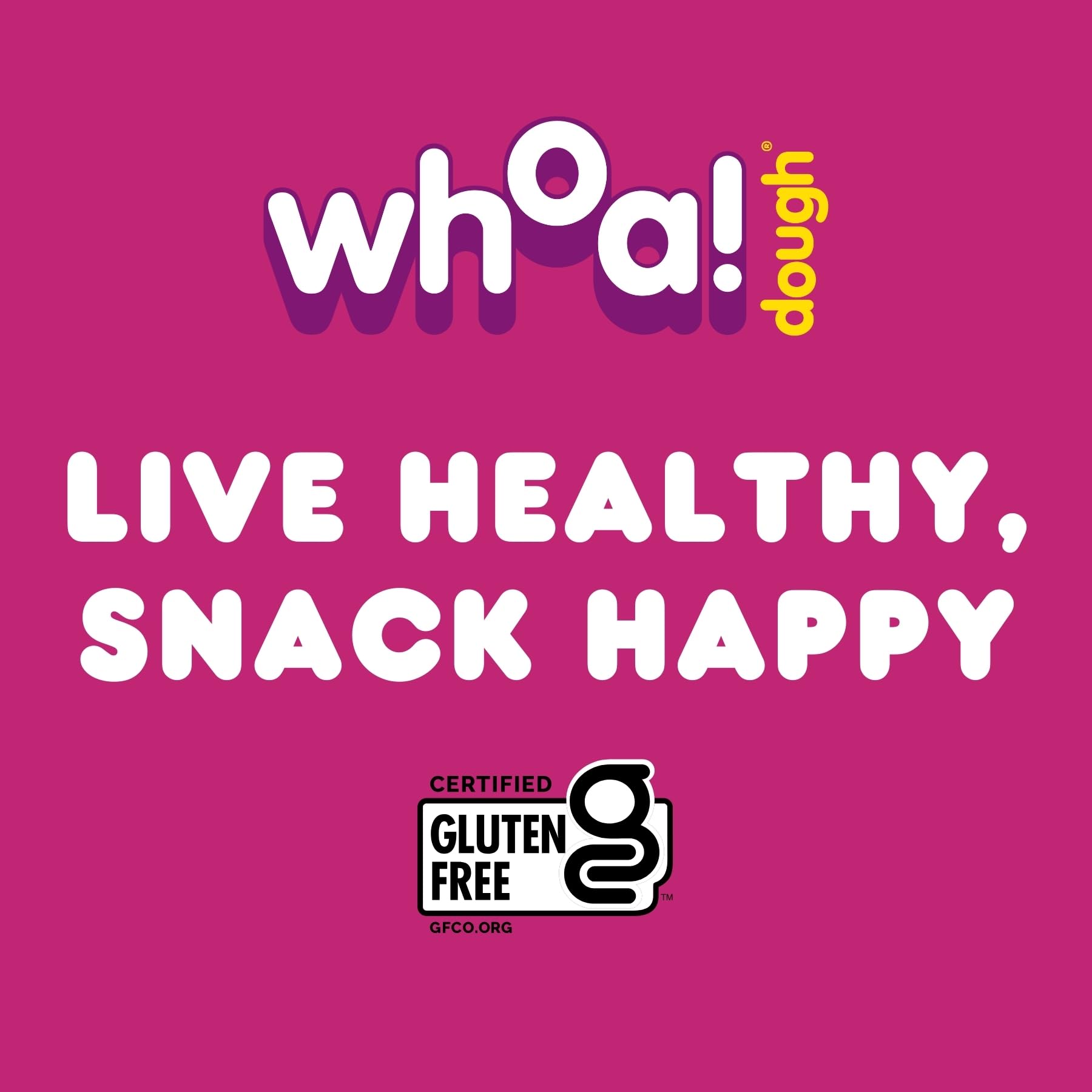 Whoa! Dough Top 9 Allergen Free Chewy Oat Bars - 3-Flavor Variety Pack | (6) 1.41 oz Individually Wrapped Bars | 5-6g Fiber, Allergen Friendly
