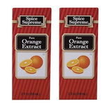 Spice Supreme Pure Orange Extract 2oz (Pack of 2)