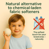 Wool Dryer Balls - 4XL Pack + 2 Essential Oils - 100% Pure New Zealand Wool - Eco-Friendly Fabric Softener