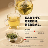 Gya Tea Co Moringa Tea (100 Bags) - Caffeine Free Natural Herbal Tea for Energy, Digestion - Made with Miracle Tree Moringa Leaves - Non-GMO, No