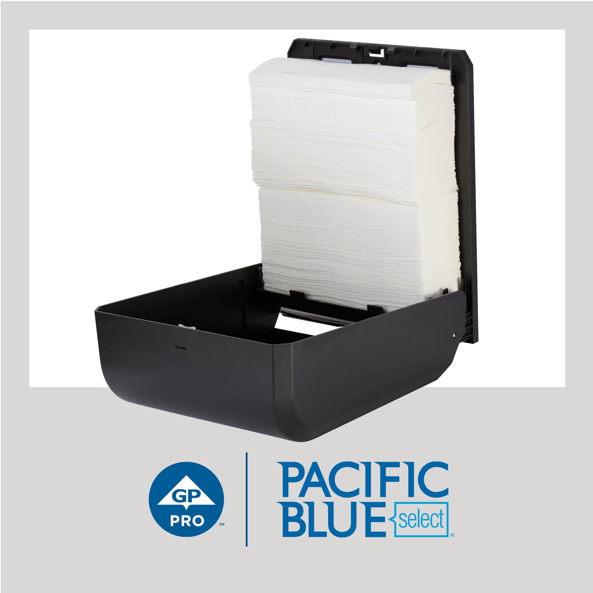 Pacific Blue Select Premium 2-Ply C-Fold Paper Towels by GP PRO (Georgia-Pacific) , White, 23000, 120 Towels Per Pack, 12 Packs Per Case