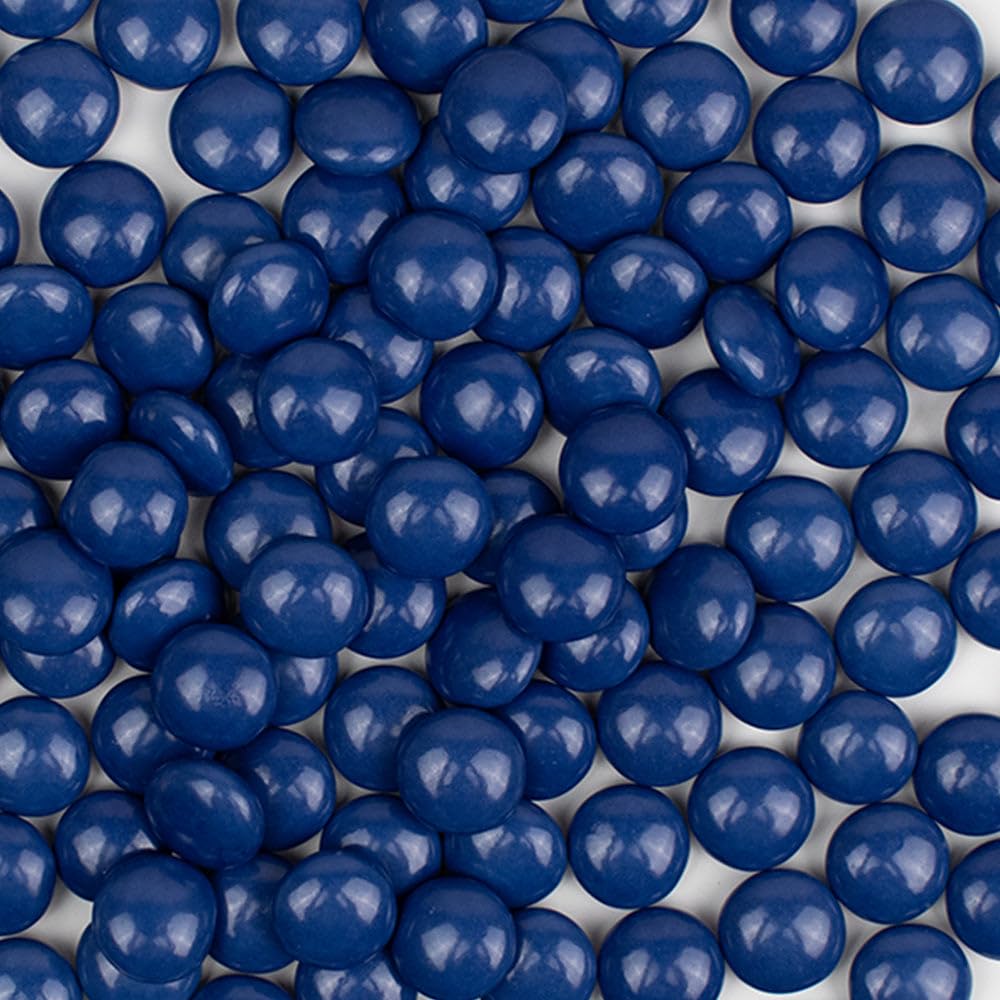 1,060ct Blue Bulk Just Candy Chocolate Coated Candy Gem Treats (2.5lb)