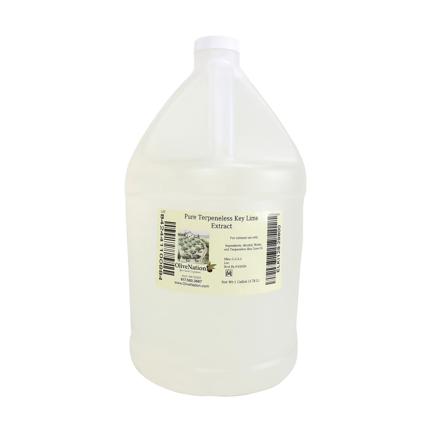 Pure Keylime Terpeneless Extract - Tart Citrus Flavor for Baking - Cooking - Beverages - Marinades - Terpene Free - Non-GMO - Kosher - Vegan - 4 oz