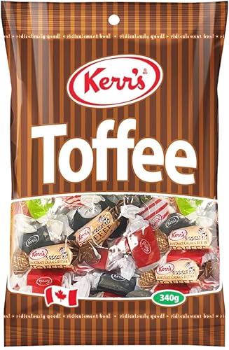 Kerr's Assorted Toffee Candies, 340g/15 oz., Bag