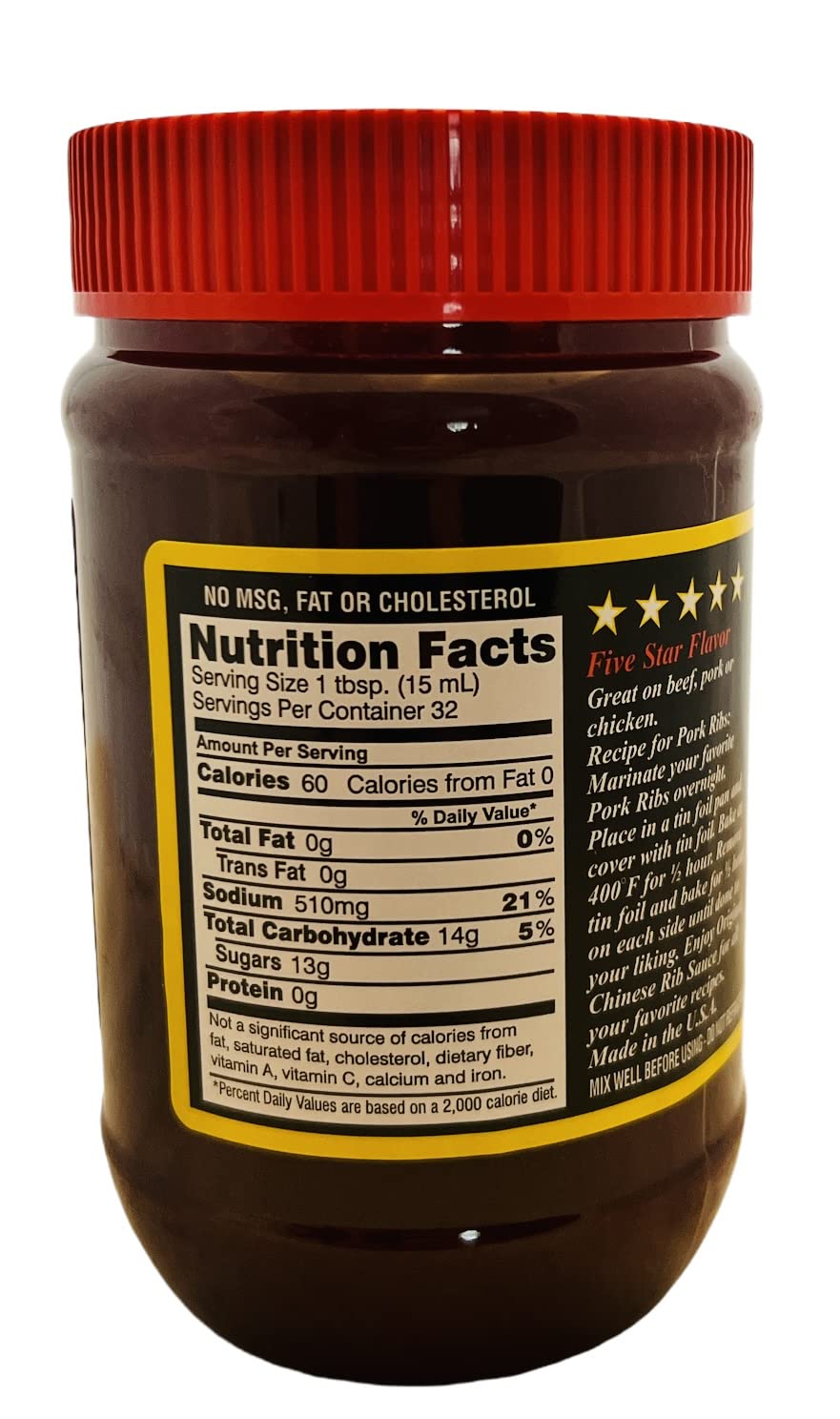 Butcher Block Regular Rib Sauce, 21 oz