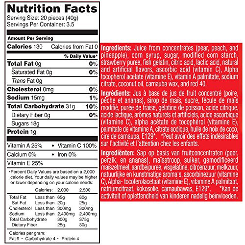 Fruit Snks Wild Strawberry (Pack of 6)