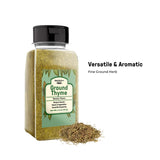 Unpretentious Ground Thyme, 6.4 oz, Versatile Seasoning, Savory Flavor, Soups & Sauces