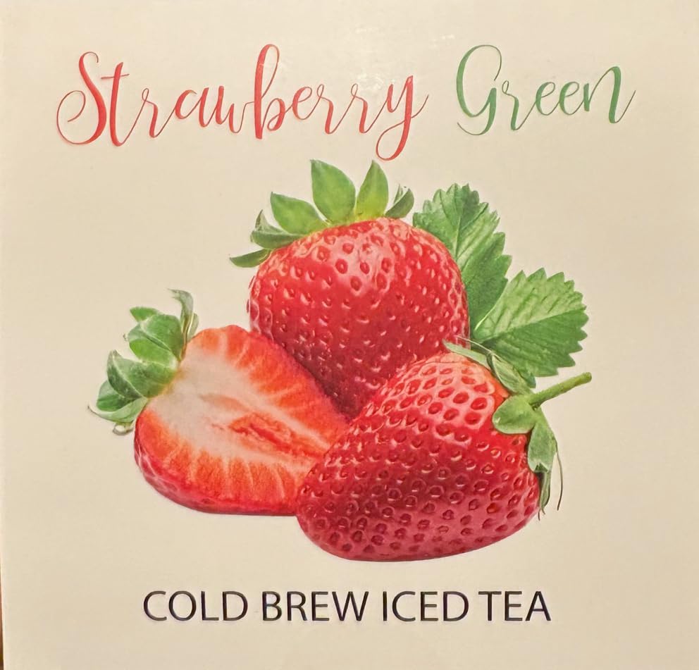 Touch Organic Strawberry Green Tea COLD BREW TEA With MATCHA