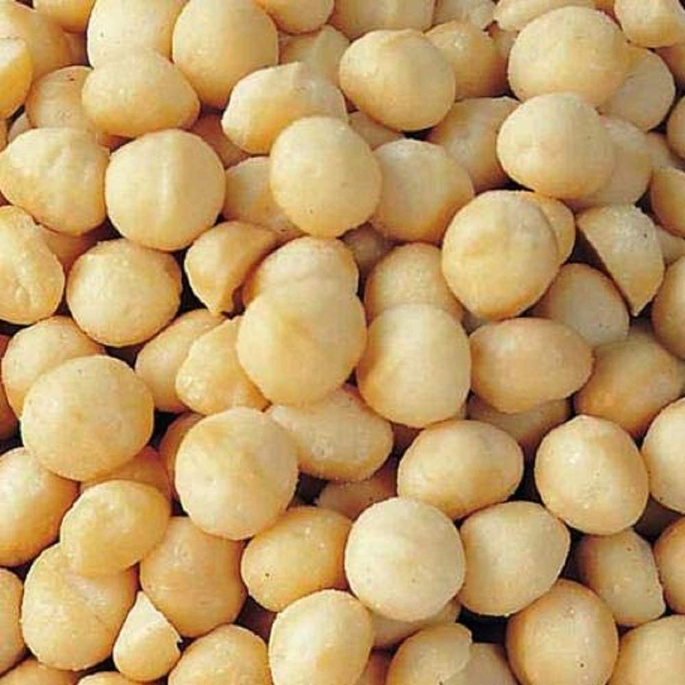 Dry Roasted Macadamia Nuts Unsalted (1 Lb.) - Oven Roasted Without Oil - Vegan & Keto Friendly - Baked in Small Batches for Added Freshness - Farm