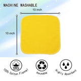 Reusable 100% Cotton Cloth Napkins - 30 Pack 10'' X 10'' Zero Waste Eco Friendly Paperless Towels, Solid color
