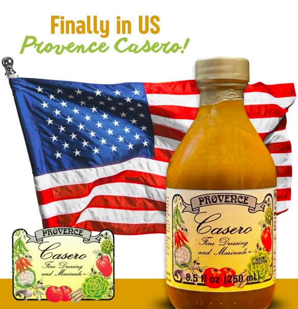 PROVENCE CASERO FINE DRESSING AND MARINADE 8.5 Fl Oz, KOSHER, VINAIGRETTE, GOURMET, 3 PACK