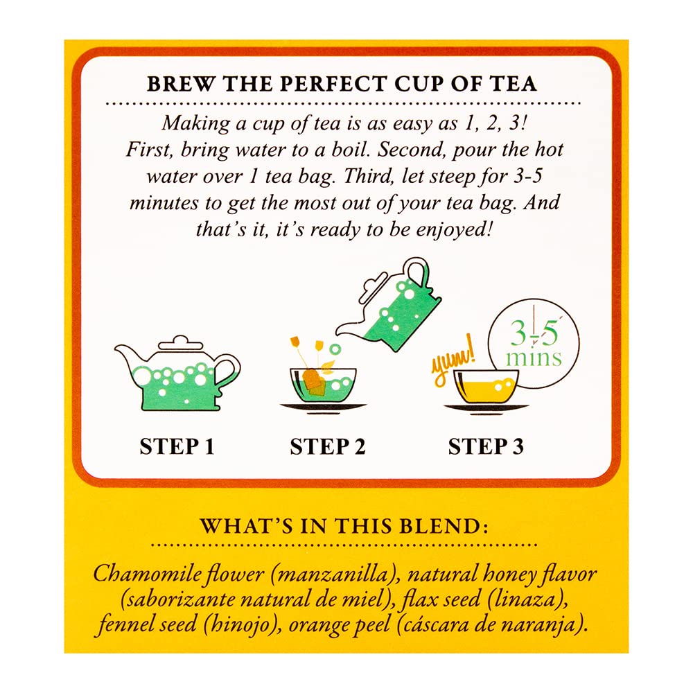 Tadin Chamomile Honey Tea .39oz