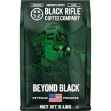 Black Rifle Coffee Company Beyond Black, 5 lb Bag, Whole Bean Coffee Dark Roast - Roasted Blend Made from Arabica Beans - Colombian & Brazilian Beans