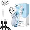 Fabric Shaver, Lint Remover for Clothes, Electric Lint Remover with 3 Replaceable Blades, Removes Fabric Pills, Rechargeable Sweater Defuzzer Pill