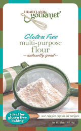 Heartland Gourmet Gluten Free Flour Mix | Celiac Safe Flour | Product of Nebraska | 48 Ounce Box | Pack of 1
