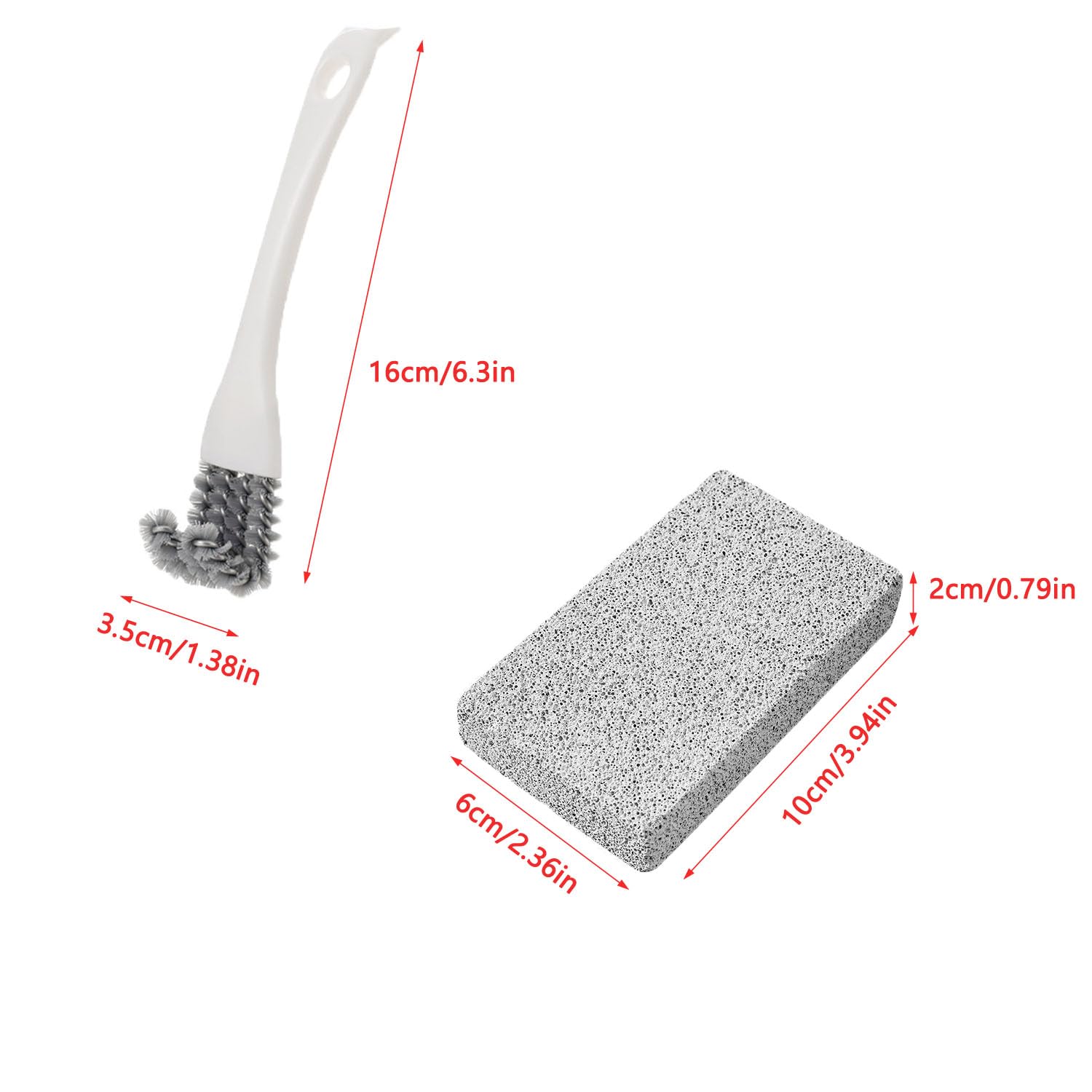 UtySty 2 Set Kitchen Scrub Brush with Grill Cleaning Brick Stove Cleaning Brush Griddle Cleaning Kit for Range Hood Grease Grime Removal Cooktop Gas
