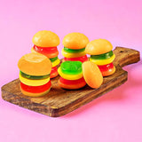 Gummy Mini Burgers - Soft & Chewy Candy - Edibles - 50 Pieces