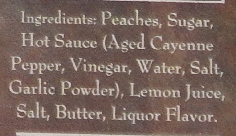 Captain Rodney's Black Label Peach BBQ Sauce - 12 Fl Oz