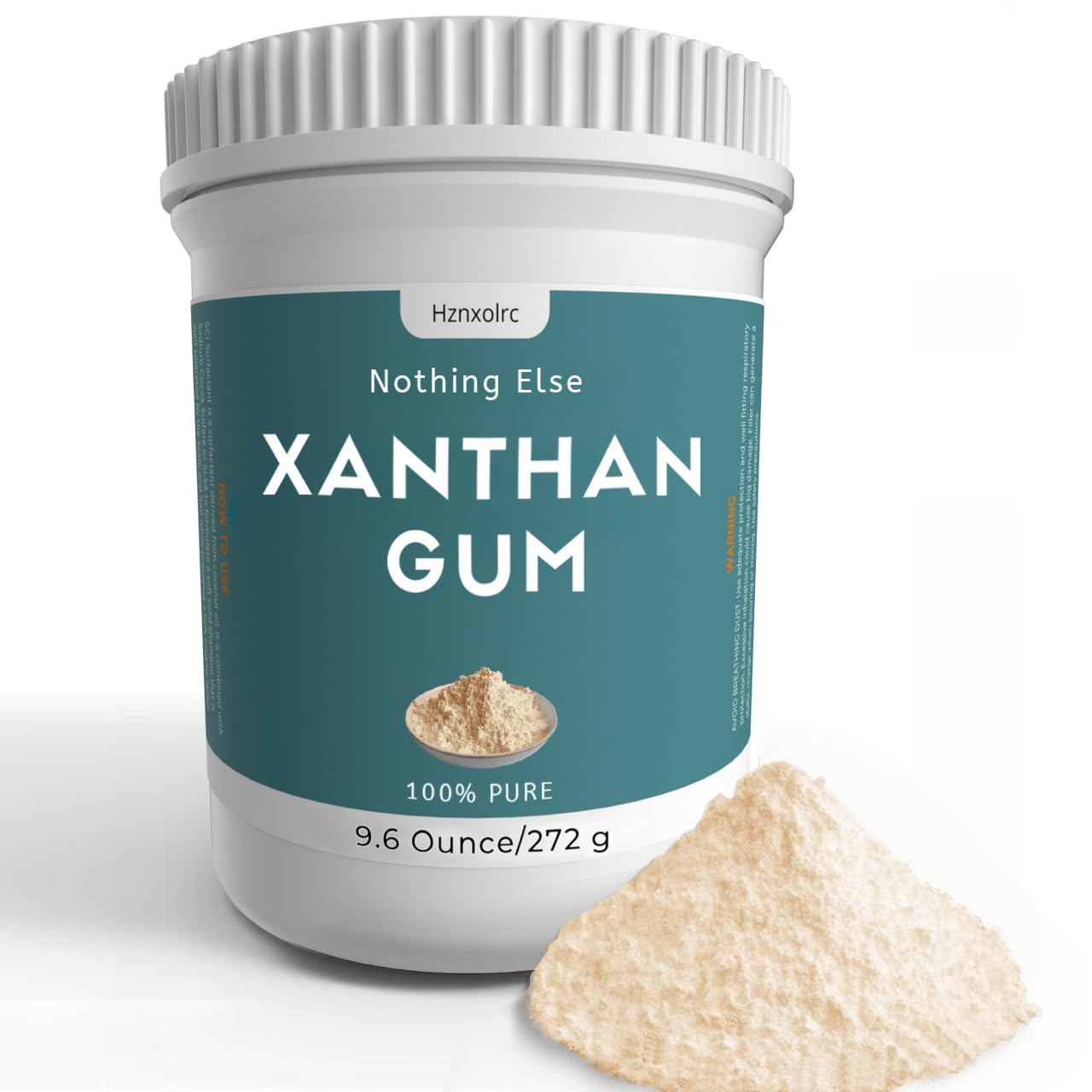 9.6 oz Food-Grade Xanthan Gum Powder, Pure Xanthan Gum for Baking Gluten Free, Xanthan Gum Thickener Suitable for Making Ice Cream, Cake, Yogurt