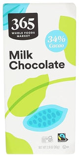365 by Whole Foods Market, Milk Chocolate Bar, 2.8 Ounce