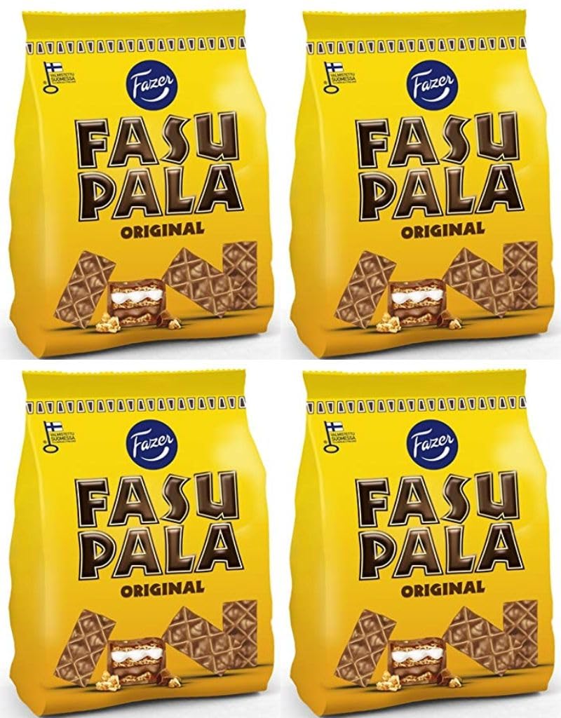 Fazer Fasupala Original wafer 4 Packs of 215g 7.6 oz