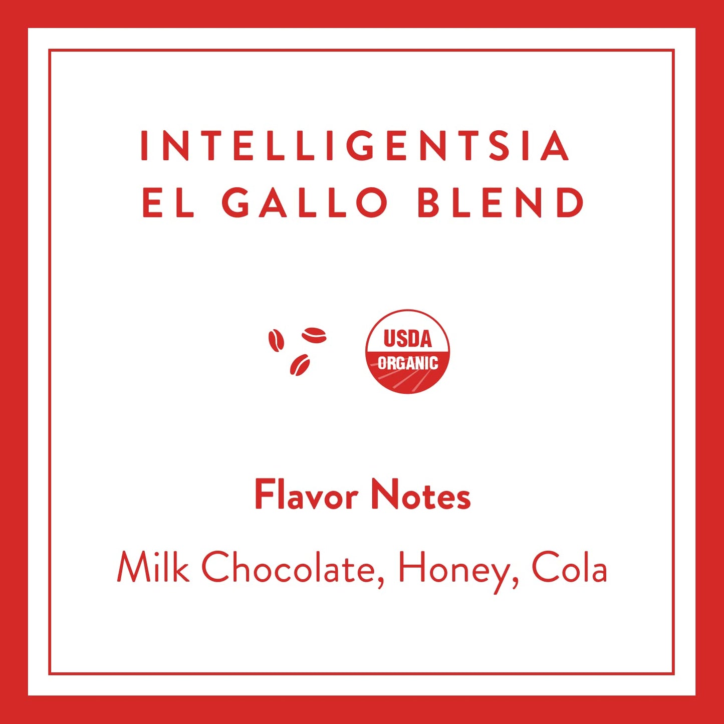 Intelligentsia Coffee, Light Roast K-Cup Coffee Pods for Keurig Brewers - Organic El Gallo 30 Count with Flavor Notes of Milk Chocolate, Honey