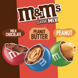 M&M’S Milk Chocolate Candy Variety Pack, Milk Chocolate, Bulk Candy Individually Wrapped, Peanut & Peanut Butter Full Size 2.5 oz Bags, 18-Count