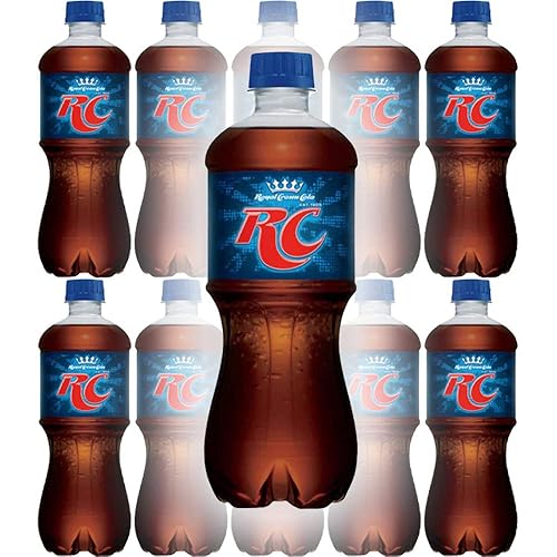 4 Set of 10 Pack Soda, Size 20oz Bottle