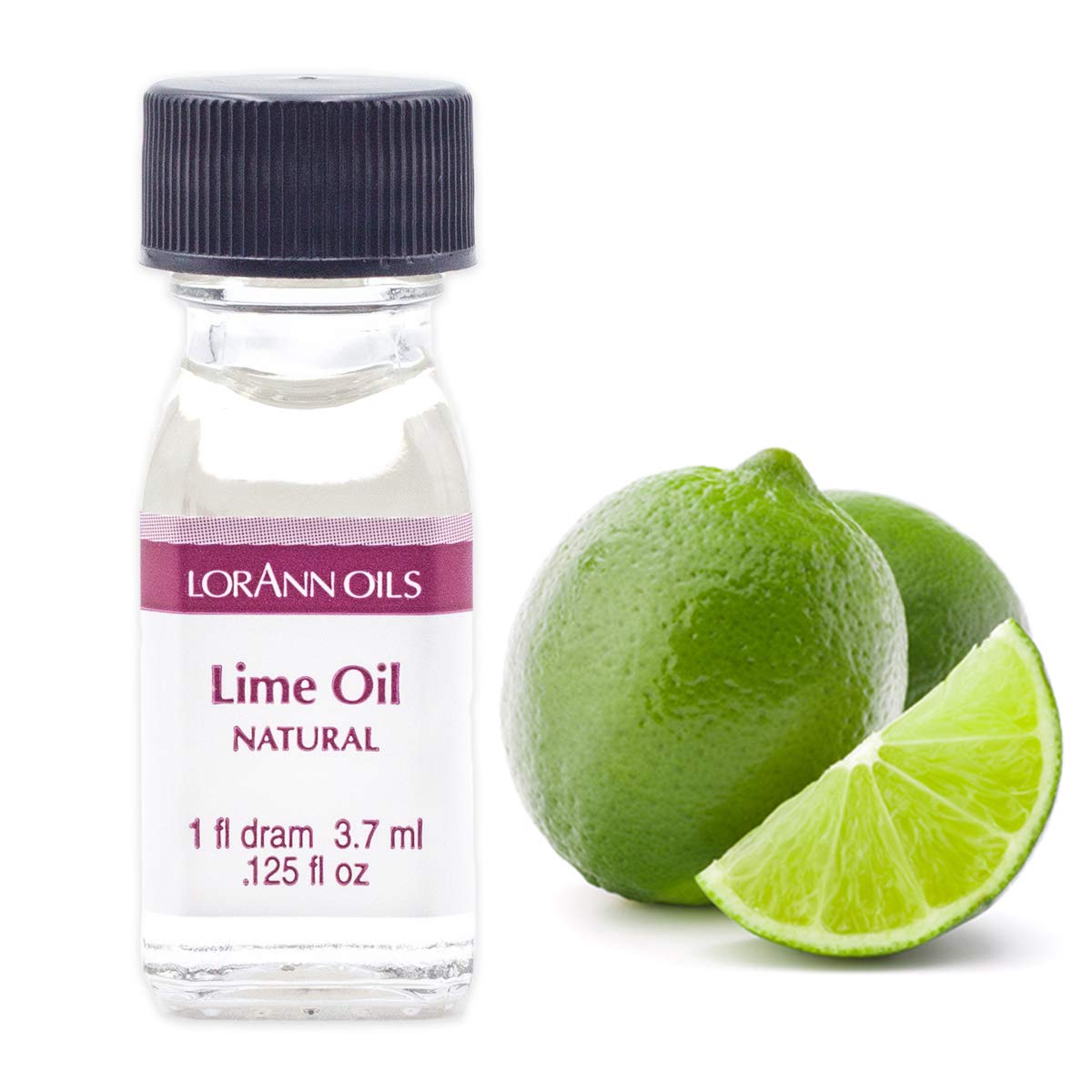 LorAnn Lime Oil SS, Natural Flavor, 1 dram bottle (.0125 fl oz - 3.7ml - 1 teaspoon)