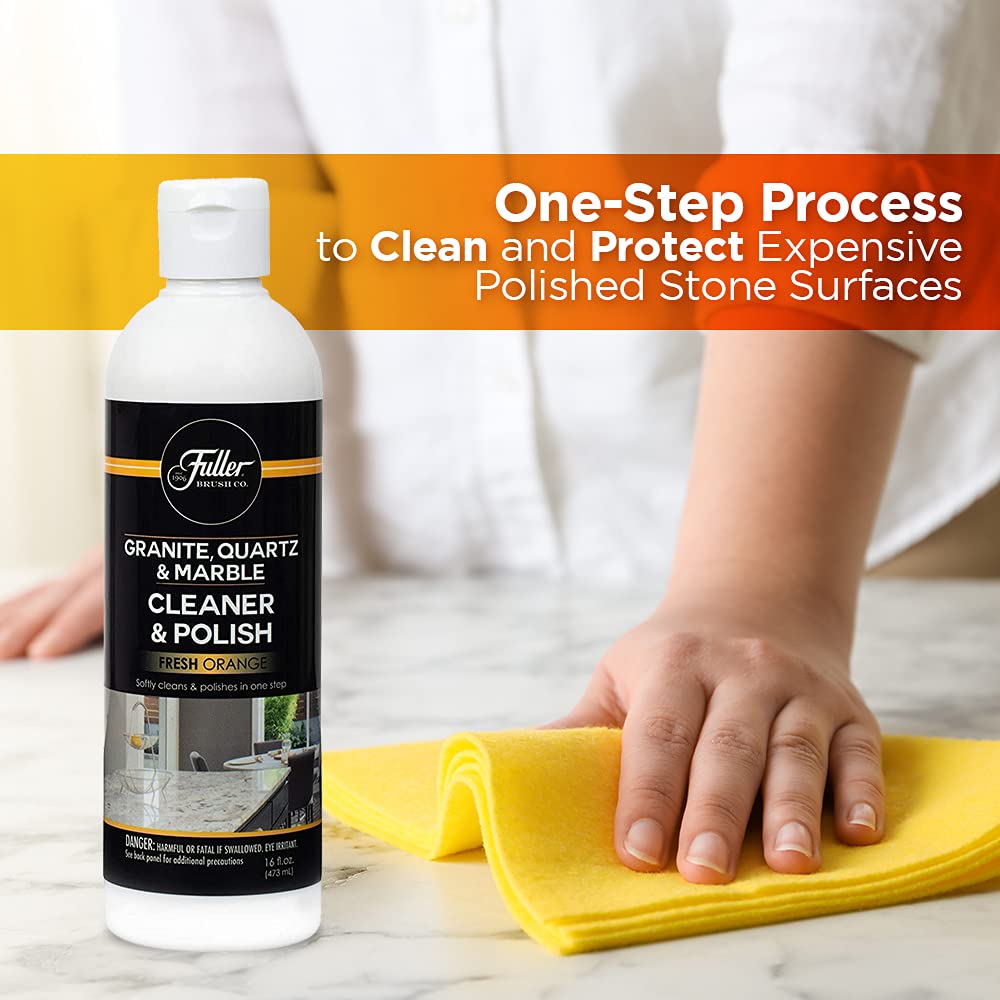 Fuller Brush Countertop Cleaner & Polish - Multi Surface Cleaner - Cleans, Polishes and Protects Granite Quartz Marble Glass Laminates Metal and Other