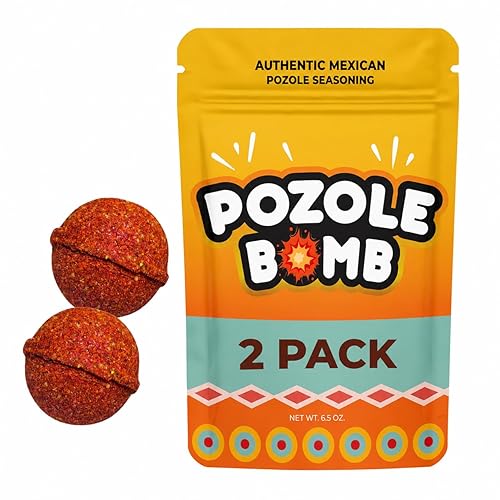 CHILEMOY Pozole Bombs VALUE-PACK | Authentic Mexican Pozole Seasoning | Pozole Bomb Balls for Soups, Stews, Traditional Pozole, Tacos, and More |