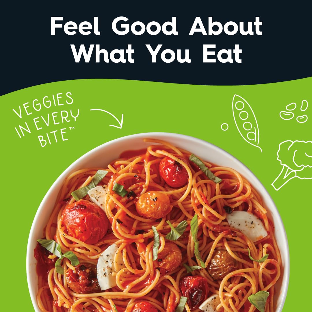 Veggiecraft Farms Spaghetti - NEW IMPROVED TASTE - Gluten Free Pasta, Thin Spaghetti Noodles, Plant Based Protein Spaghetti w/Cauliflower, Low Carb