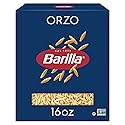 Barilla Orzo Pasta, 16 oz. Box - Non-GMO, Made with Durum Wheat Semolina - Kosher Certified