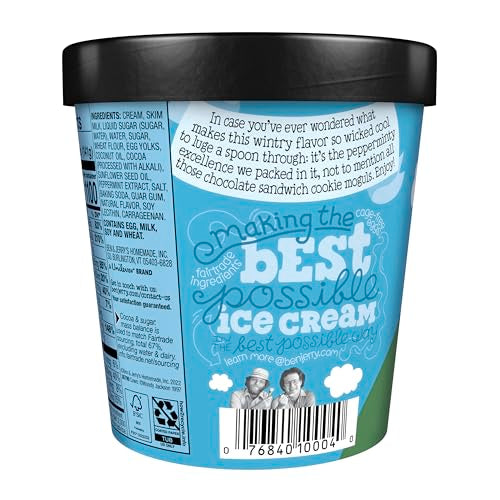 Ben & Jerry's Ice Cream Mint Chocolate Cookie 16 oz