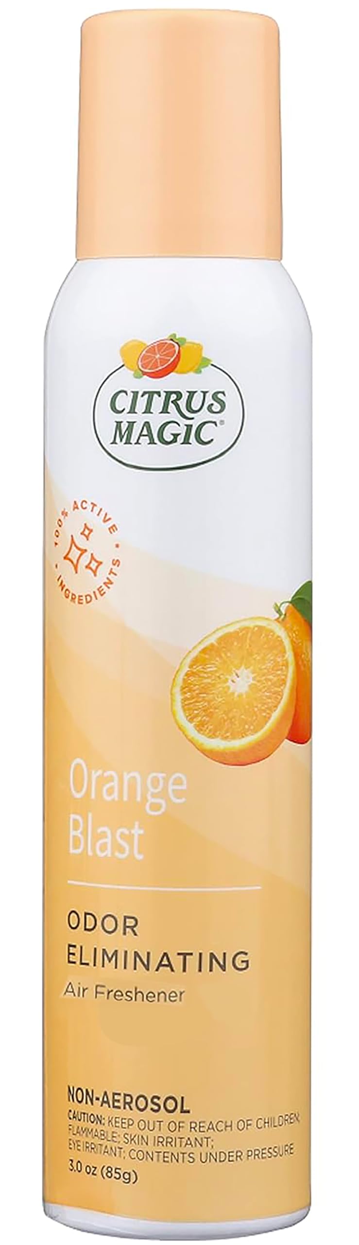 Citrus Magic Odor Eliminator Air Freshener Spray for Home, Orange Blast, 3-Ounce, Pack of 3