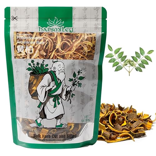 Hapsmiley Amur Cork Tree Bark (philodendron amurense bark/??/Huang Bo) Dried Bulk Herbs - 3.5 oz (100g)