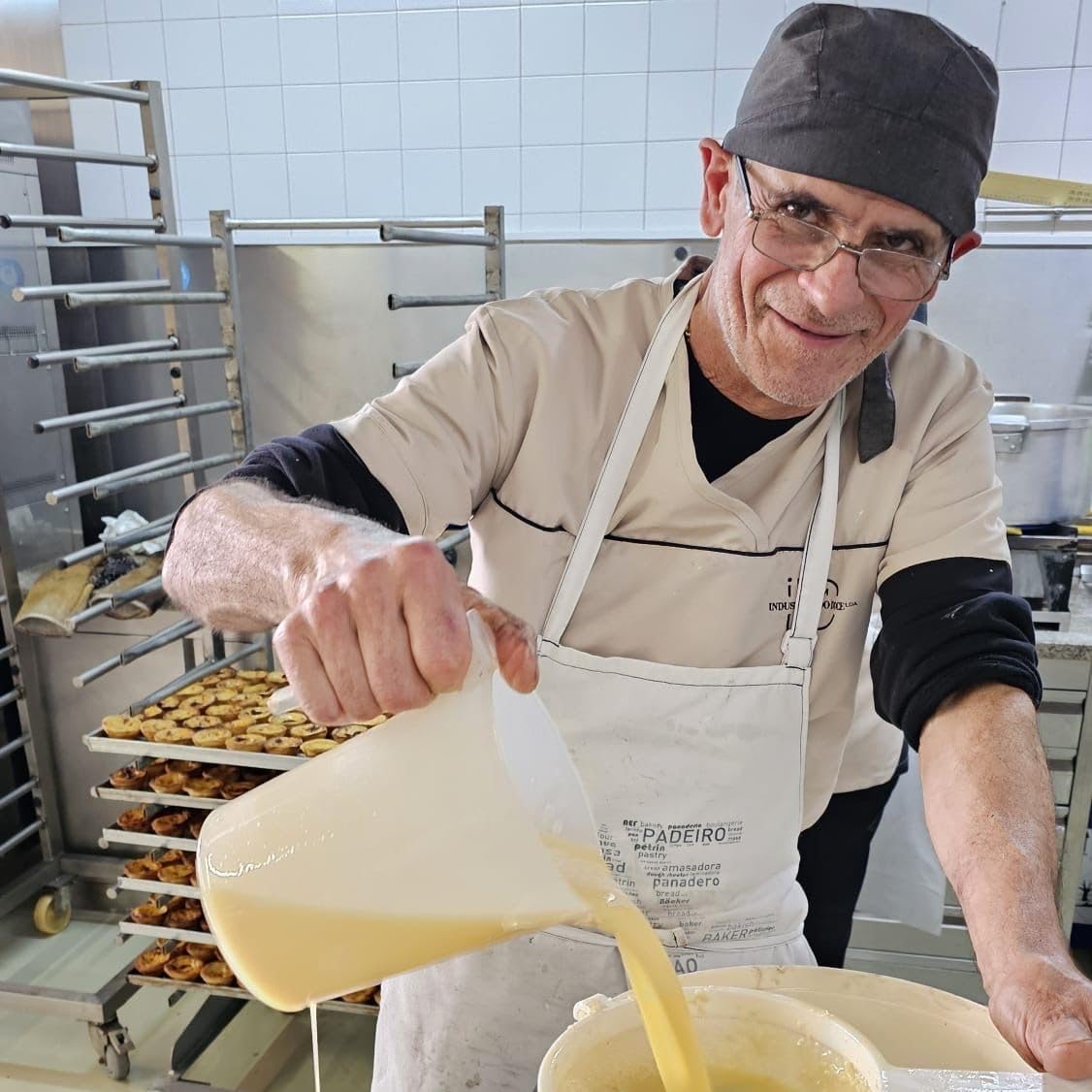 Portuguese Custard Tarts. Handmade. Pastel da Nata. Flaky Pastry with Creamy Custard Filling - Authentically Made in Portugal. Simply Heat and Eat.