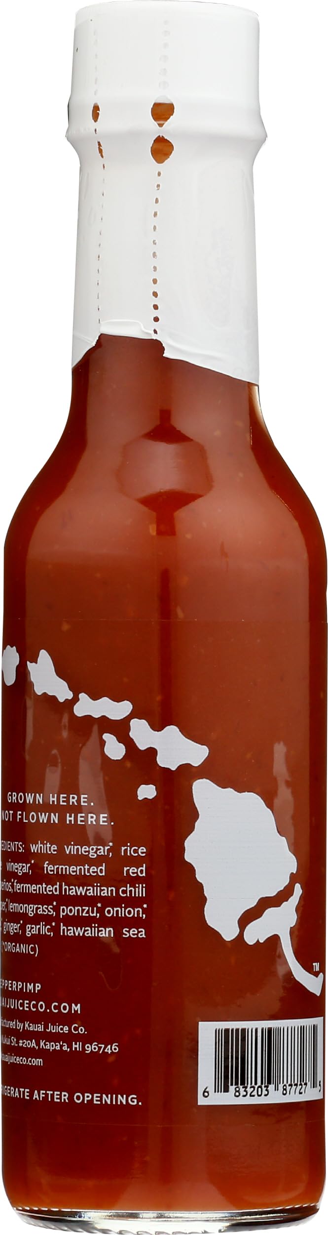 Kauai Juice Co, Sauce Hot Fermented Sriracha, 5 Fl Oz