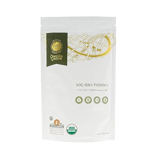 Druids Grove Soy Milk Powder Vegan ? Non-GMO Gluten-Free OU Kosher Certified - 8 oz.