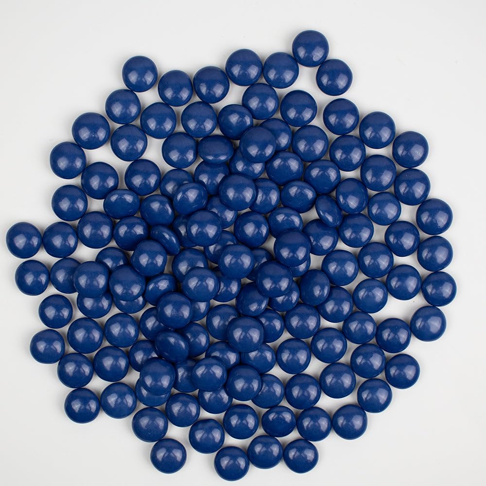 1,060ct Blue Bulk Just Candy Chocolate Coated Candy Gem Treats (2.5lb)