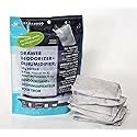 Ever Bamboo Drawer Deodorizer & Dehumidifier - Natural Bamboo Charcoal Odor Absorber, 8 x 10g. Single pack