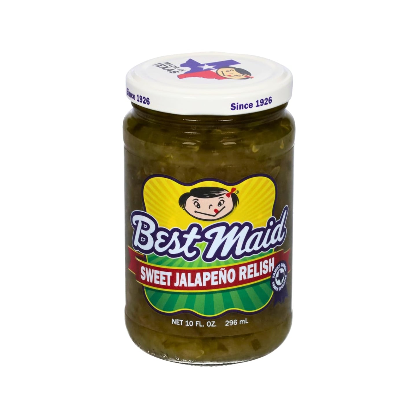 Best Maid Products Pickle Relish 10 Ounce 3 Packs - Sweet, Dill, Jalapeno Sweet, or Jalapeno Mustard (Jalapeno Sweet Relish)