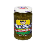 Best Maid Products Pickle Relish 10 Ounce 3 Packs - Sweet, Dill, Jalapeno Sweet, or Jalapeno Mustard (Jalapeno Sweet Relish)