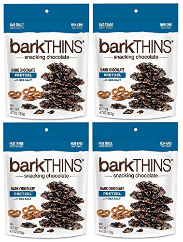 Snacking Chocolate 4.7oz (Dark Chocolate Pretzel, 4 Pack).