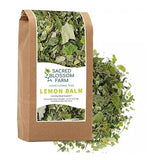 Lemon Balm Tea (Melissa officinalis) Loose Leaf | Organically Grown in Wisconsin | Calming Herbal Tea | 4.9 oz (69 Servings) | Single Source