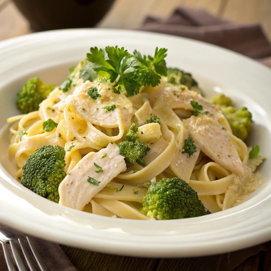 Marie Callender's Frozen Dinner, Fettuccini with Chicken & Broccoli, 13 Ounce