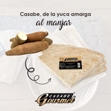 Casabe Gourmet - Pan de Yuca Plano 6 paquetes, sabor natural, directo de Venezuela/Casabe Gourmet - 6 Pack Cassava Bread, Natural Flavor, Vegan