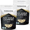 Terrasoul Superfoods Organic Raw Cashews, 4 Lbs (Pack of 2), Premium Quality for Snacking, Baking, and Culinary Creations